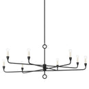 Troy Lighting - F9542-BI - Eight Light Chandelier - Orson - Black Iron