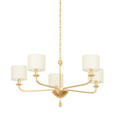 Troy Lighting - F9737-VGL - Five Light Chandelier - Osmond - Vintage Gold Leaf