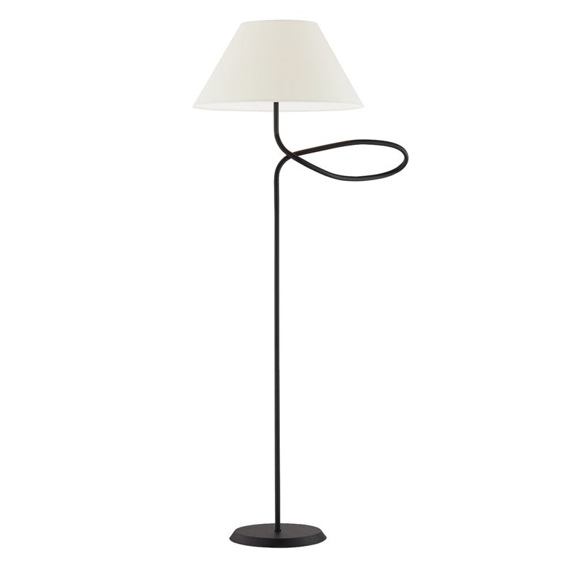 Troy Lighting - PFL1868-FOR - One Light Floor Lamp - Alameda - Forged Iron