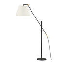 Troy Lighting - PFL2678-PBR/TBK - One Light Floor Lamp - Navin - Patina Brass/Textured Black