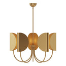 Five Light Chandelier<br /><span style="color:#4AB0CE;">Entrega: 4-10 dias en USA</span><br /><span style="color:#4AB0CE;font-size:60%;">PREGUNTE POR ENTREGA EN PANAMA</span><br />Collection: Seno<br />Finish: Aged Gold