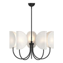 Five Light Chandelier<br /><span style="color:#4AB0CE;">Entrega: 4-10 dias en USA</span><br /><span style="color:#4AB0CE;font-size:60%;">PREGUNTE POR ENTREGA EN PANAMA</span><br />Collection: Seno<br />Finish: Matte Black/White Cotton Fabric