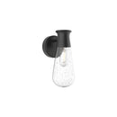One Light Outdoor Wall Lantern<br /><span style="color:#4AB0CE;">Entrega: 4-10 dias en USA</span><br /><span style="color:#4AB0CE;font-size:60%;">PREGUNTE POR ENTREGA EN PANAMA</span><br />Collection: Marcel<br />Finish: Clear Bubble Glass/Textured Black