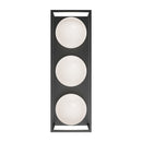 Alora - EW519339BK - Three Light Outdoor Wall Lantern - Amelia - Black