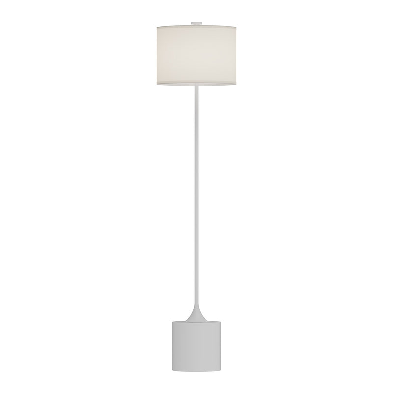 Alora - FL418761WHIL - One Light Floor Lamp - Issa - White/Ivory Linen