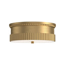 Three Light Flush Mount<br /><span style="color:#4AB0CE;">Entrega: 4-10 dias en USA</span><br /><span style="color:#4AB0CE;font-size:60%;">PREGUNTE POR ENTREGA EN PANAMA</span><br />Collection: Rue<br />Finish: Brushed Gold