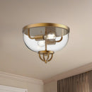 Alora - FM461102AG - Two Light Flush Mount - Lancaster - Aged Gold