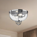 Alora - FM461102CH - Two Light Flush Mount - Lancaster - Chrome