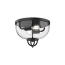 Alora - FM461102MB - Two Light Flush Mount - Lancaster - Matte Black