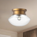 Alora - FM464012AG - One Light Flush Mount - Marcel - Aged Gold