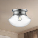 Alora - FM464012CH - One Light Flush Mount - Marcel - Chrome