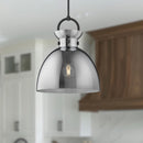 Alora - PD411818MBSM - One Light Pendant - Waldo - Matte Black/Smoked