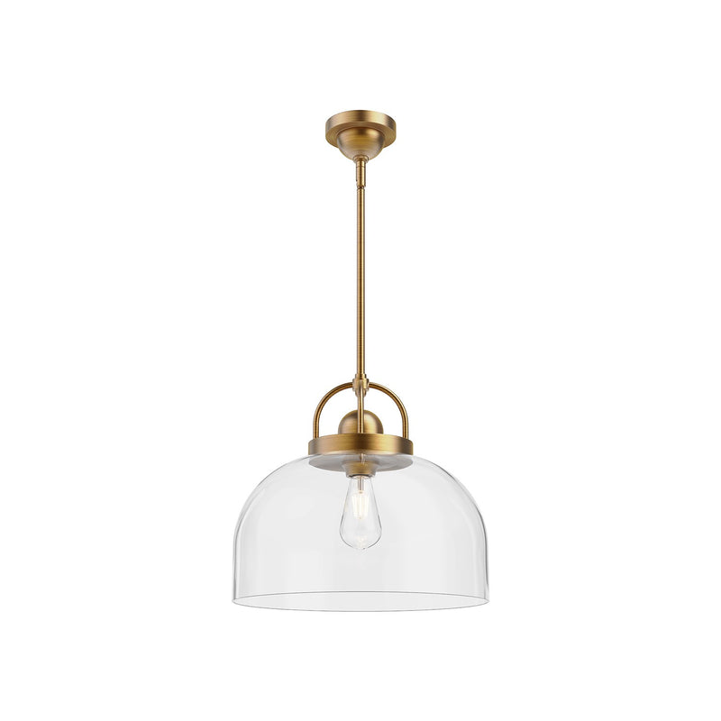 Alora - PD461101AG - One Light Pendant - Lancaster - Aged Gold