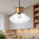 Alora - PD464012AG - One Light Pendant - Marcel - Aged Gold