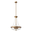 Four Light Pendant<br /><span style="color:#4AB0CE;">Entrega: 4-10 dias en USA</span><br /><span style="color:#4AB0CE;font-size:60%;">PREGUNTE POR ENTREGA EN PANAMA</span><br />Collection: Marcel<br />Finish: Aged Gold