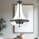 Alora - PD464018MB - Four Light Pendant - Marcel - Matte Black