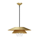 Alora - PD475120BGCL - One Light Pendant - Tetsu - Brushed Gold/Clear Glass