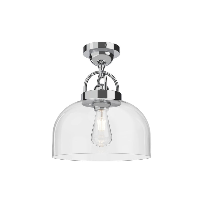 Alora - SF461101CH - One Light Semi-Flush Mount - Lancaster - Chrome