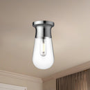 Alora - SF464001CH - One Light Semi-Flush Mount - Marcel - Chrome