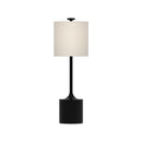 Alora - TL418726MBIL - One Light Table Lamp - Issa - Matte Black/Ivory Linen