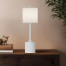 Alora - TL418726WHIL - One Light Table Lamp - Issa - White/Ivory Linen