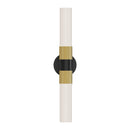 Alora - VL416102MBBG - Two Light Vanity - Rue - Matte Black/Brushed Gold