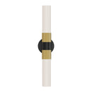 Alora - VL416102MBBG - Two Light Vanity - Rue - Matte Black/Brushed Gold