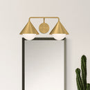 Alora - VL485221BGOP - Two Light Vanity - Remy - Brushed Gold/Opal Glass