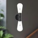 Alora - WV464002MB - Two Light Wall Sconce - Marcel - Matte Black