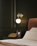 Alora - WV415306BGOP - One Light Wall Sconce - Celia - Brushed Gold/Opal Glass