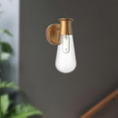 Alora - WV464001AG - One Light Wall Sconce - Marcel - Aged Gold
