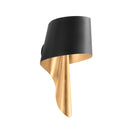 Corbett Lighting - 348-01-VGL/SBK - One Light Wall Sconce - Lucia - Vintage Gold Leaf