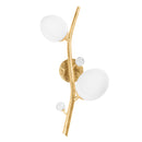 Corbett Lighting - 354-02-VGL - LED Wall Sconce - Mirielle - Vintage Gold Leaf