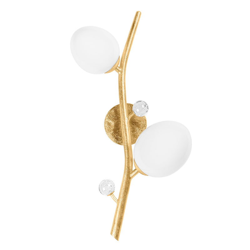 Corbett Lighting - 354-02-VGL - LED Wall Sconce - Mirielle - Vintage Gold Leaf