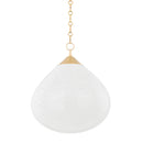 Corbett Lighting - 362-18-VB - One Light Pendant - Semilla - Vintage Brass