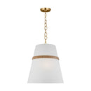 Visual Comfort Studio - AP1173RTN - Three Light Pendant - Cordtlandt - rattan
