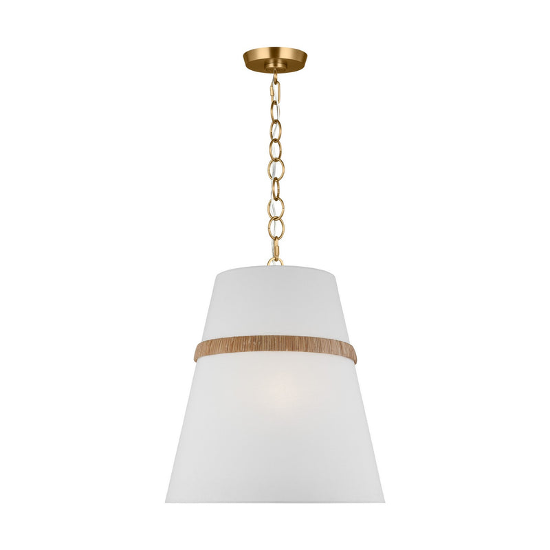 Visual Comfort Studio - AP1173RTN - Three Light Pendant - Cordtlandt - rattan