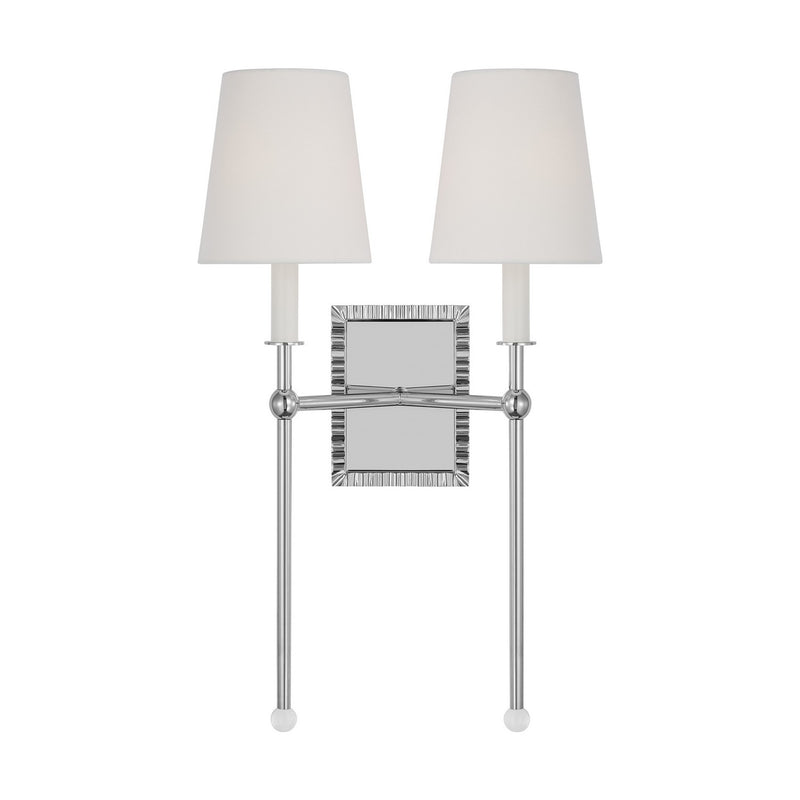 Visual Comfort Studio - AW1202PN - Two Light Wall Sconce - Baxley - Polished Nickel