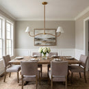 Visual Comfort Studio - CC1712BBS - Two Light Linear Chandelier - Laguna - Burnished Brass