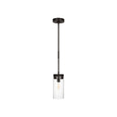 Visual Comfort Studio - CP1001AI - One Light Pendant - Garrett - Aged Iron