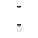 Visual Comfort Studio - CP1001AI - One Light Pendant - Garrett - Aged Iron