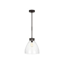 Visual Comfort Studio - CP1121AI - One Light Pendant - Garrett - Aged Iron