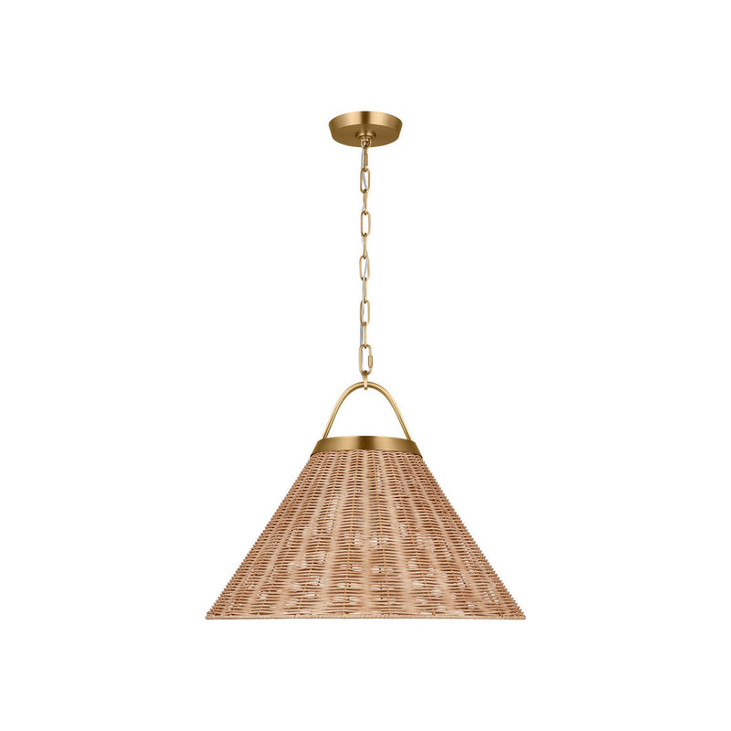 Visual Comfort Studio - CP1431BBS - One Light Pendant - Whitby - Burnished Brass