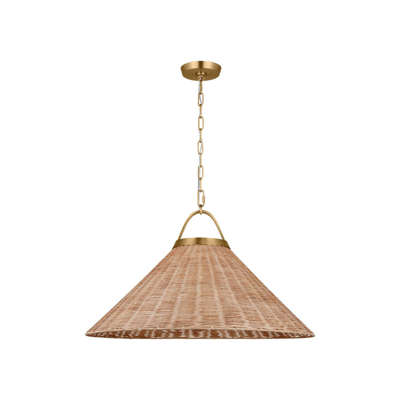 One Light Pendant<br /><span style="color:#4AB0CE;">Entrega: 4-10 dias en USA</span><br /><span style="color:#4AB0CE;font-size:60%;">PREGUNTE POR ENTREGA EN PANAMA</span><br />Collection: Whitby<br />Finish: Burnished Brass