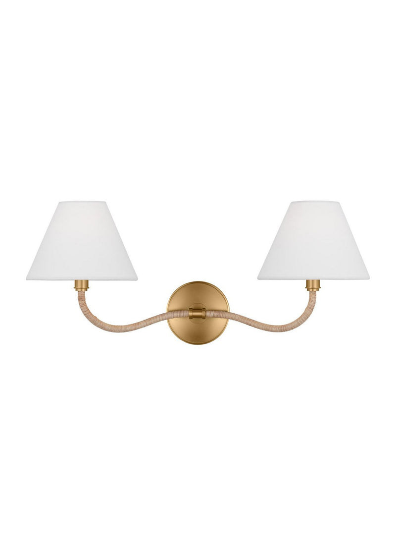 Visual Comfort Studio - CW1302BBS - Two Light Wall Sconce - Laguna - Burnished Brass