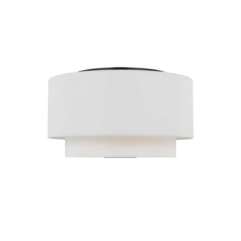 Visual Comfort Studio - KSF1043MBK - Three Light Flush Mount - Sawyer - Midnight Black