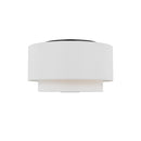 Visual Comfort Studio - KSF1043MBK - Three Light Flush Mount - Sawyer - Midnight Black