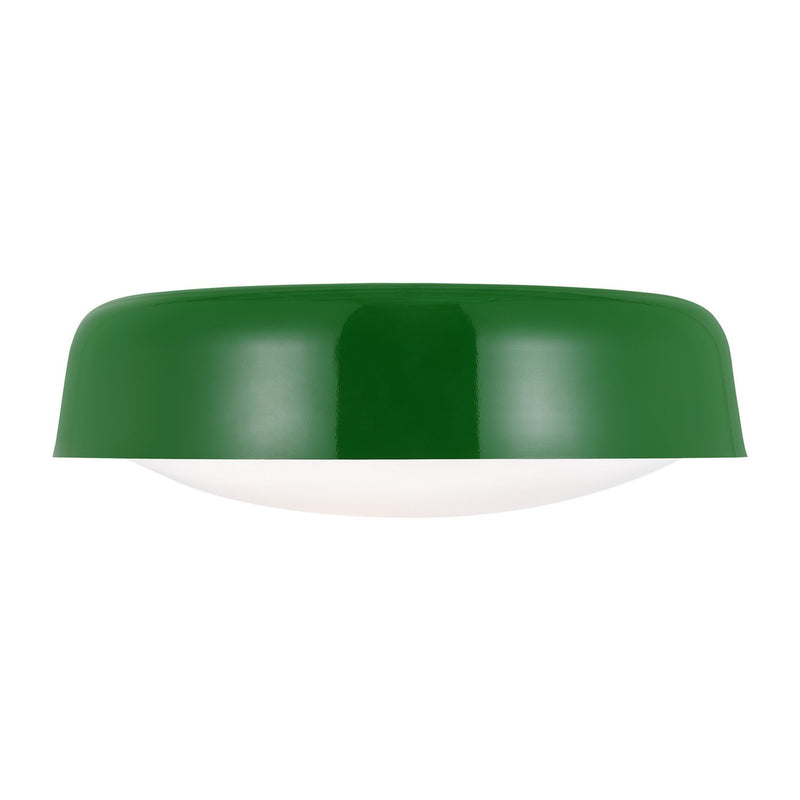 Visual Comfort Studio - KSF1102GRN - Two Light Flush Mount - Draper - Green