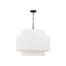 Visual Comfort Studio - KSP1043MBK - Three Light Pendant - Sawyer - Midnight Black