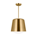 Visual Comfort Studio - KSP1141BBS - One Light Pendant - Draper - Burnished Brass